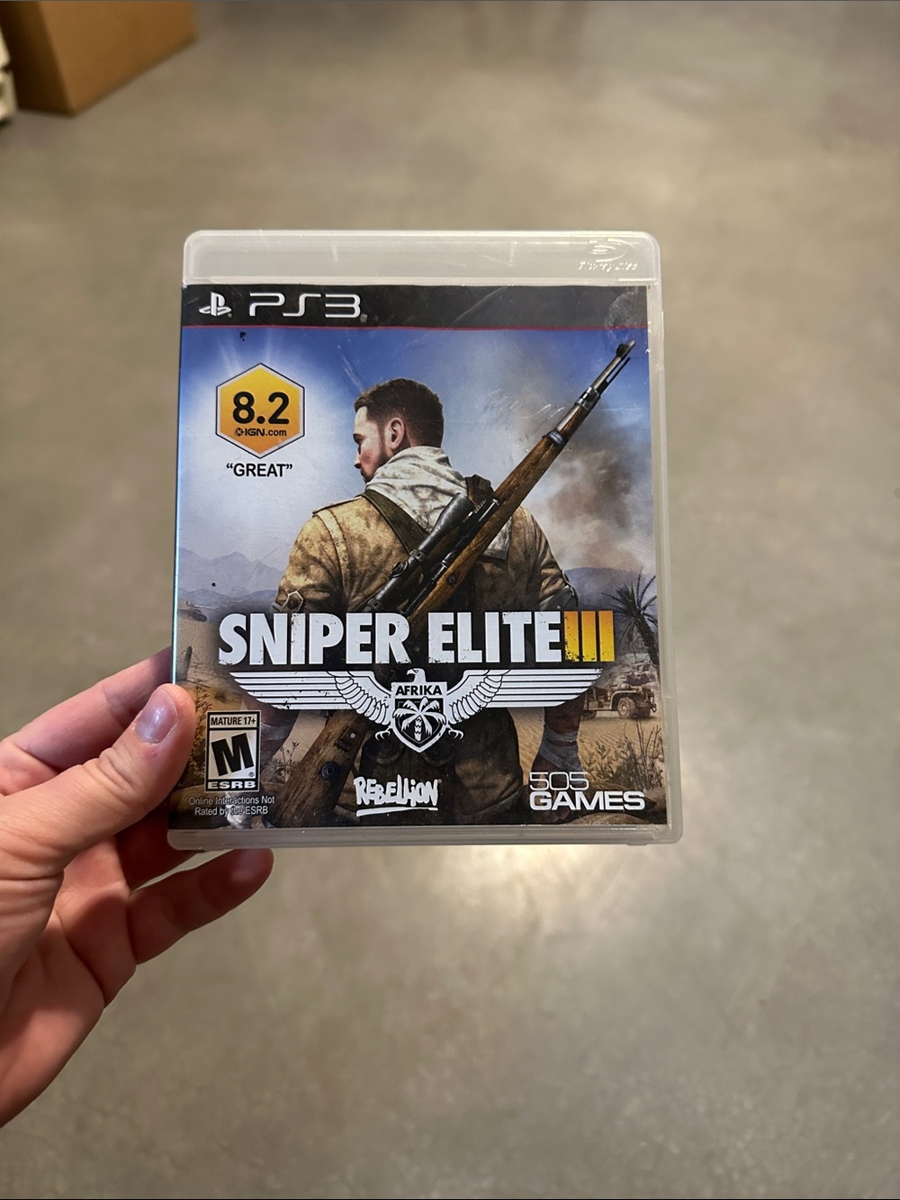Sniper Elite III (Black/Brown) - Rebellion 505 Games